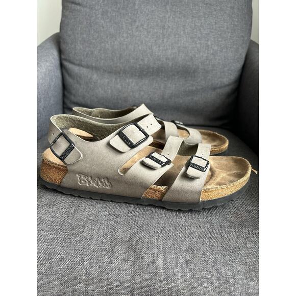 Birkinstock Birki's Size 40 Taupe Canberra 3 Strap Sandals Slingback Ellice US 9 - Picture 6 of 16
